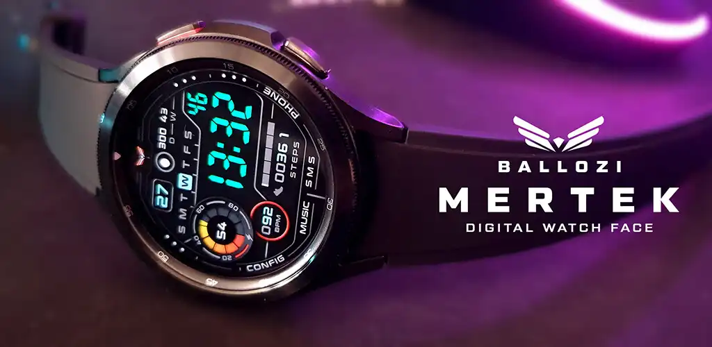 Play BALLOZI Mertek Watch Face  and enjoy BALLOZI Mertek Watch Face with UptoPlay