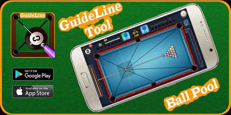 Play ball pool guideline tool