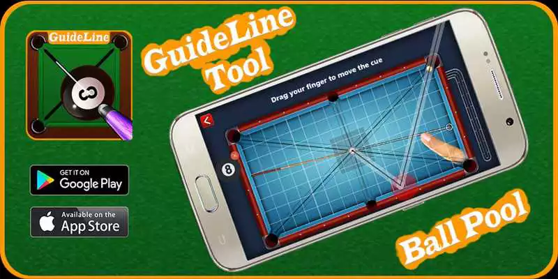 Play ball pool guideline tool