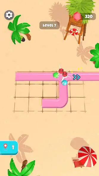 Play Ball Road Puzzle as an online game Ball Road Puzzle with UptoPlay