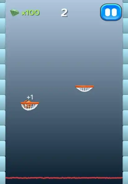 Play Ball Shot - Fling to Basket as an online game Ball Shot - Fling to Basket with UptoPlay
