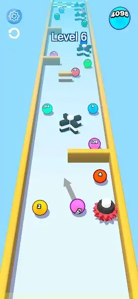 Play Balls Merge 2048 as an online game Balls Merge 2048 with UptoPlay