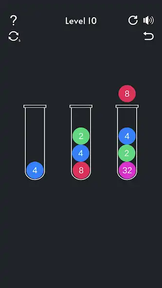 Play Ball Sort 2048 : Merge Numbers  and enjoy Ball Sort 2048 : Merge Numbers with UptoPlay