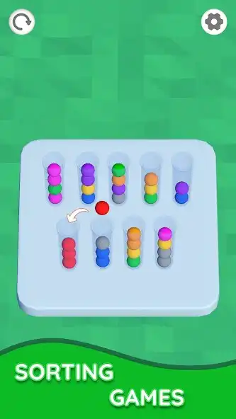 Play Ball Sort 3D : Puzzle Game as an online game Ball Sort 3D : Puzzle Game with UptoPlay