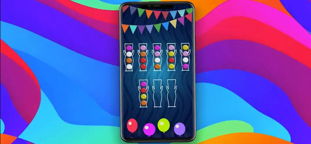 Play Ball Sort Color Puzzle Cwd as an online game Ball Sort Color Puzzle Cwd with UptoPlay