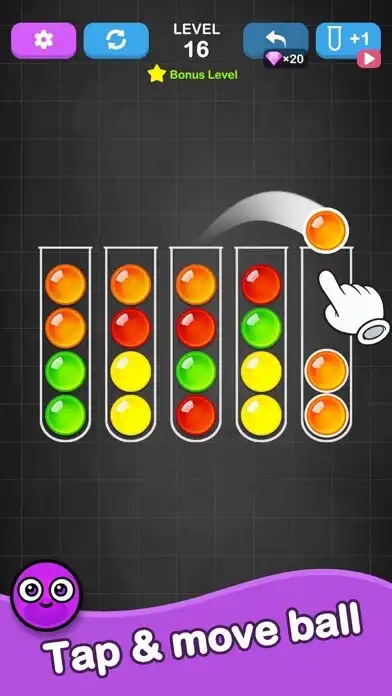 Play Ball Sort Color - Sort Puzzle  and enjoy Ball Sort Color - Sort Puzzle with UptoPlay