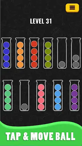 Play Ball Sort Color - Water Sorting Puzzle Games as an online game Ball Sort Color - Water Sorting Puzzle Games with UptoPlay