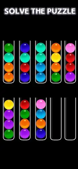 Play Ball Sort Game: Color Puzzle as an online game Ball Sort Game: Color Puzzle with UptoPlay