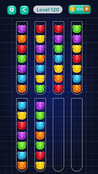 Play Ball Sort Puz - Color Game as an online game Ball Sort Puz - Color Game with UptoPlay