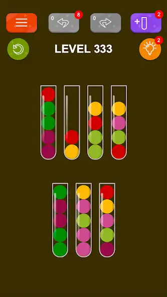 Play Ball Sort Puzzle - Color 2023 as an online game Ball Sort Puzzle - Color 2023 with UptoPlay