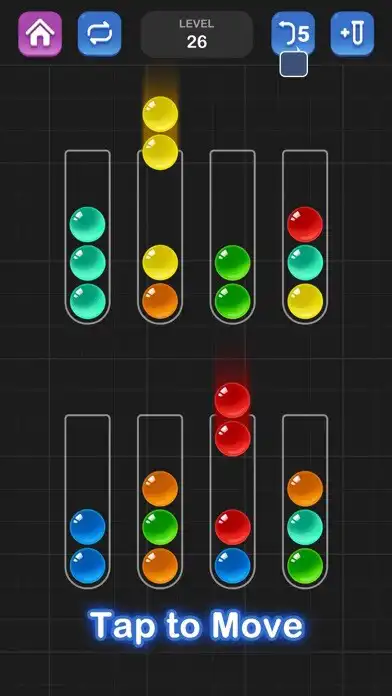 เล่น Ball Sort Puzzle - เกมสีและสนุกไปกับ Ball Sort Puzzle - เกมสีด้วย UptoPlay