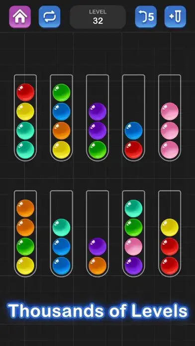 Chơi Ball Sort Puzzle - Color Game như một trò chơi trực tuyến Ball Sort Puzzle - Color Game với UptoPlay