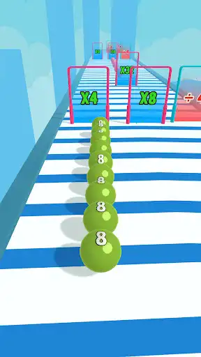 Play Ball Stack 2048 as an online game Ball Stack 2048 with UptoPlay