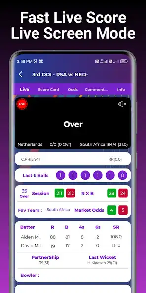 Play BallTracker: Cricket Live Line as an online game BallTracker: Cricket Live Line with UptoPlay