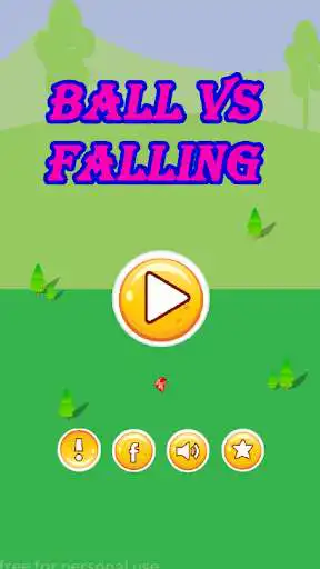 Play Ball vs Falling as an online game Ball vs Falling with UptoPlay