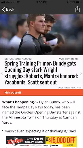 Play BaltimoreBaseball.com as an online game BaltimoreBaseball.com with UptoPlay