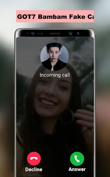 Play BamBam Fake Call as an online game BamBam Fake Call with UptoPlay
