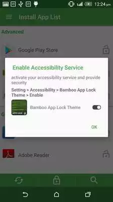 Play Bamboo App Lock Theme