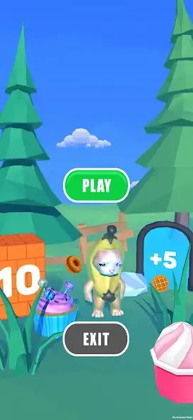 Play Banana Cat: Candy Runner  and enjoy Banana Cat: Candy Runner with UptoPlay