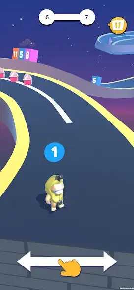 Play Banana Cat: Candy Runner as an online game Banana Cat: Candy Runner with UptoPlay