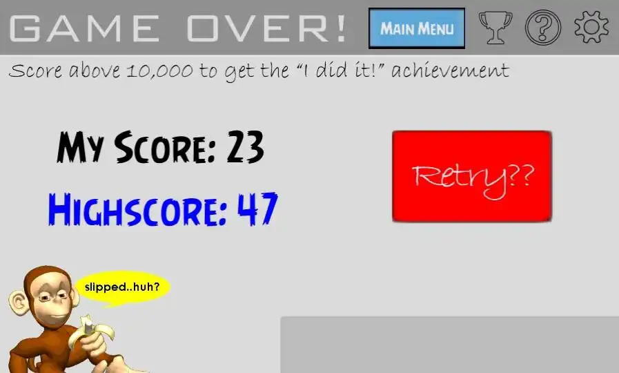 Play Banana Run as an online game Banana Run with UptoPlay