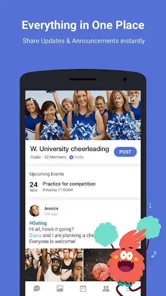 Play BAND - App for all groups as an online game BAND - App for all groups with UptoPlay