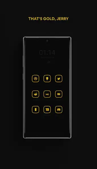 Play Banded Gold - An Icon Pack  and enjoy Banded Gold - An Icon Pack with UptoPlay