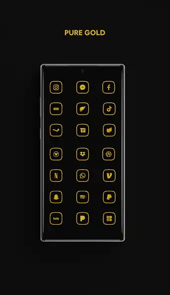 Play Banded Gold - An Icon Pack as an online game Banded Gold - An Icon Pack with UptoPlay