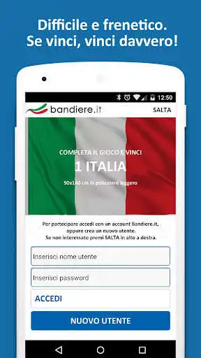 Play Bandiere.it - Impara e Vinci as an online game Bandiere.it - Impara e Vinci with UptoPlay