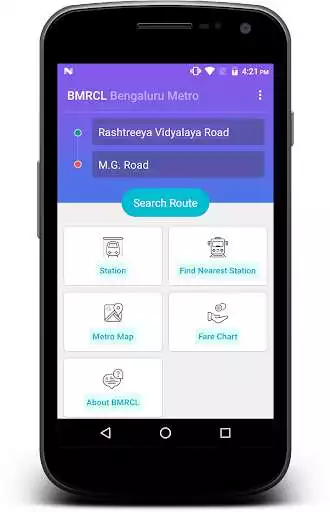 Play APK Bangalore Metro  and enjoy Bangalore Metro with UptoPlay com.aswdc_bangloremetrotrain