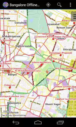 Play Bangalore Offline City Map