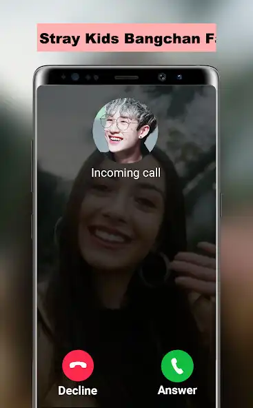 Play Bangchan Fake Call as an online game Bangchan Fake Call with UptoPlay