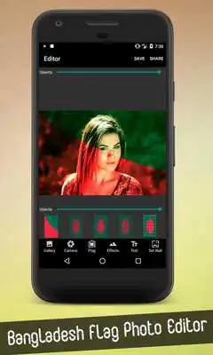 Play Bangladesh Flag Photo Editor Play Bangladesh Flag Photo Editor