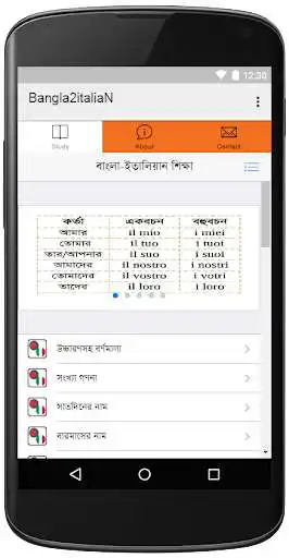 Play Bangla To Italian Learning  and enjoy Bangla To Italian Learning with UptoPlay