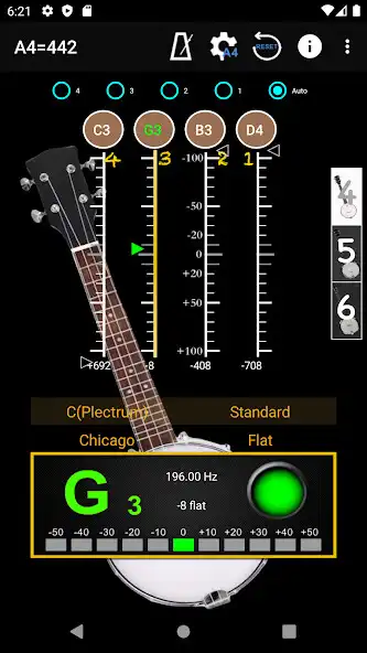 Play BanjoTuner-Tuner Banjo Guitar as an online game BanjoTuner-Tuner Banjo Guitar with UptoPlay