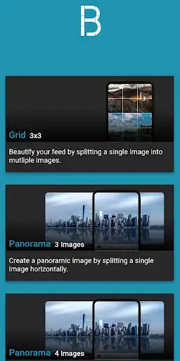 Play Bannergram - Image Splitter  and enjoy Bannergram - Image Splitter with UptoPlay