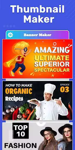 Play Banner Maker, Thumbnail Maker as an online game Banner Maker, Thumbnail Maker with UptoPlay