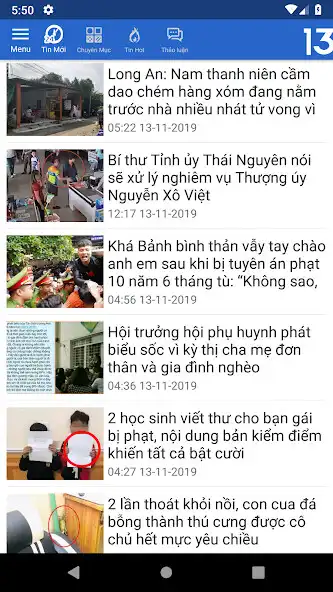 Play BAO 13 - Doc Bao Moi, Tin Tuc Nong 24h  and enjoy BAO 13 - Doc Bao Moi, Tin Tuc Nong 24h with UptoPlay