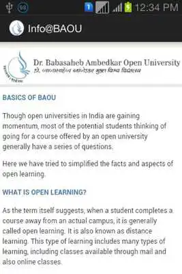 Play BAOU General Information