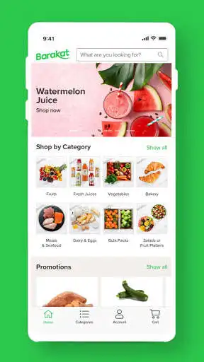 Play Barakat-Groceries Delivered Fresh! as an online game Barakat-Groceries Delivered Fresh! with UptoPlay