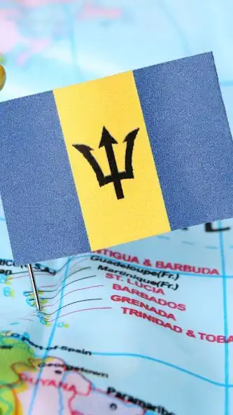 Play Barbados flag as an online game Barbados flag with UptoPlay