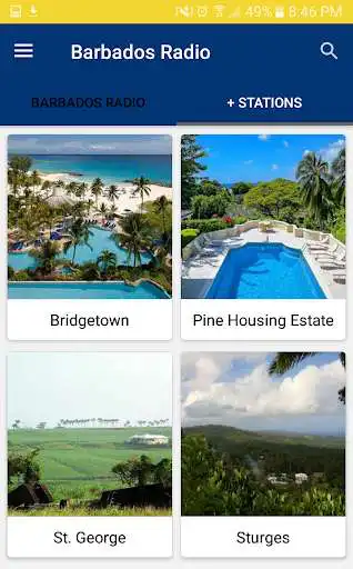 Play Barbados Radio App as an online game Barbados Radio App with UptoPlay