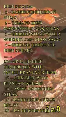 Play Barbecue Meat  Fish Recipes