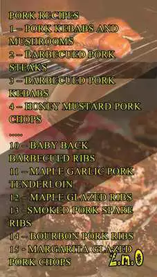 Play Barbecue Meat  Fish Recipes