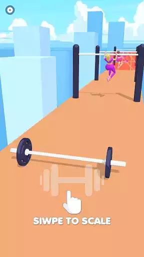 Play Barbell Girl as an online game Barbell Girl with UptoPlay