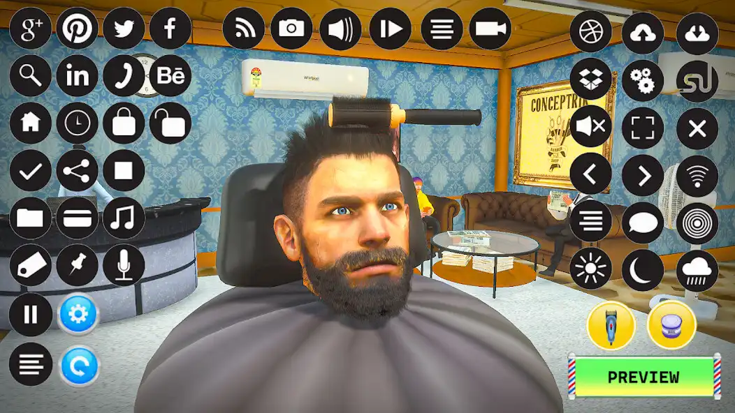 Play Barber Shop Hair Cut Sim Games  and enjoy Barber Shop Hair Cut Sim Games with UptoPlay