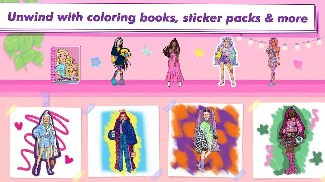 Play Barbie™ Color Creations as an online game Barbie™ Color Creations with UptoPlay