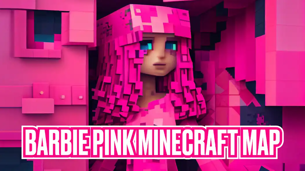 Play Barbie Pink Minecraft Map  and enjoy Barbie Pink Minecraft Map with UptoPlay