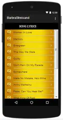 Play Barbra Streisand songs lyrics, hot Play Barbra Streisand songs lyrics, hot