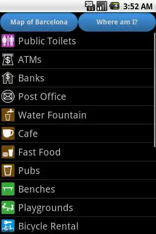 Play Barcelona Amenities Map (free) as an online game Barcelona Amenities Map (free) with UptoPlay